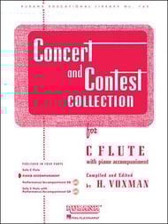 cover CONCERT AND CONTEST PIANO ACC FOR FLUTE cover